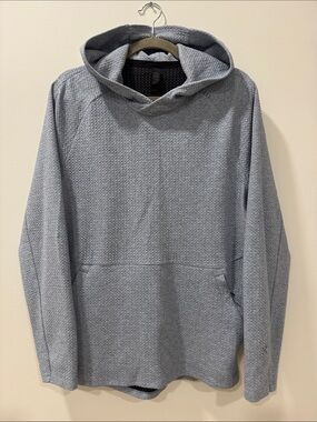 Lulu Lemon Men's At Ease Hooded Pullover  - Light Blue